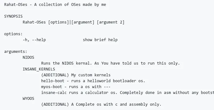Operating System (Academic Course project)